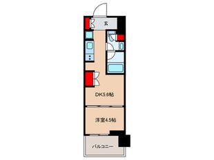 ウエリスアーバン水天宮前の物件間取画像